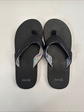 Sanuk Yoga Mat Cushion Flip-Flops Size 4-5
